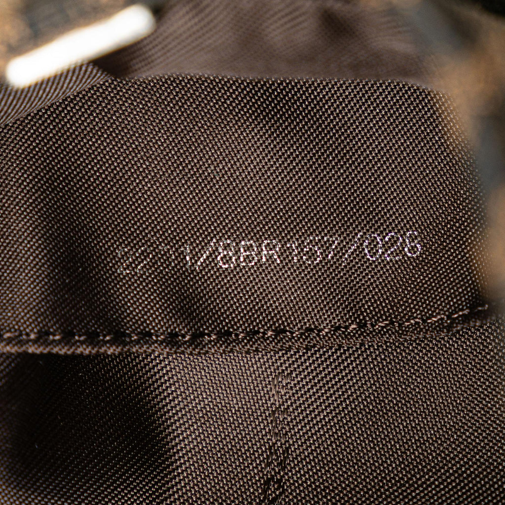 Fendi Zucca Canvas Shoulder Bag