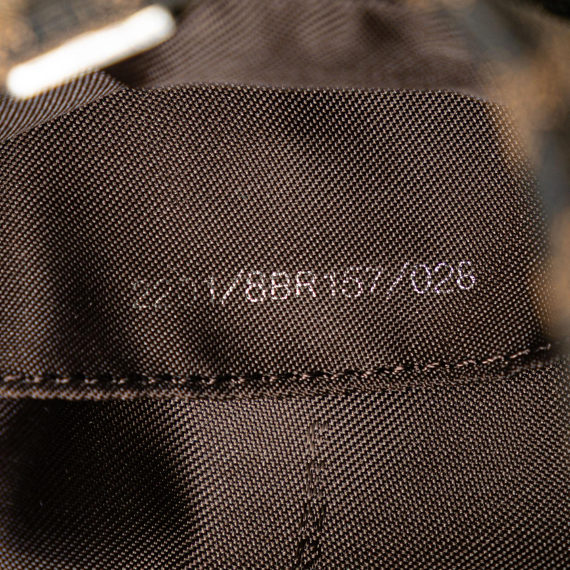 Fendi Zucca Canvas Shoulder Bag