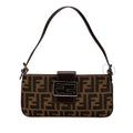 Fendi Zucca Canvas Shoulder Bag