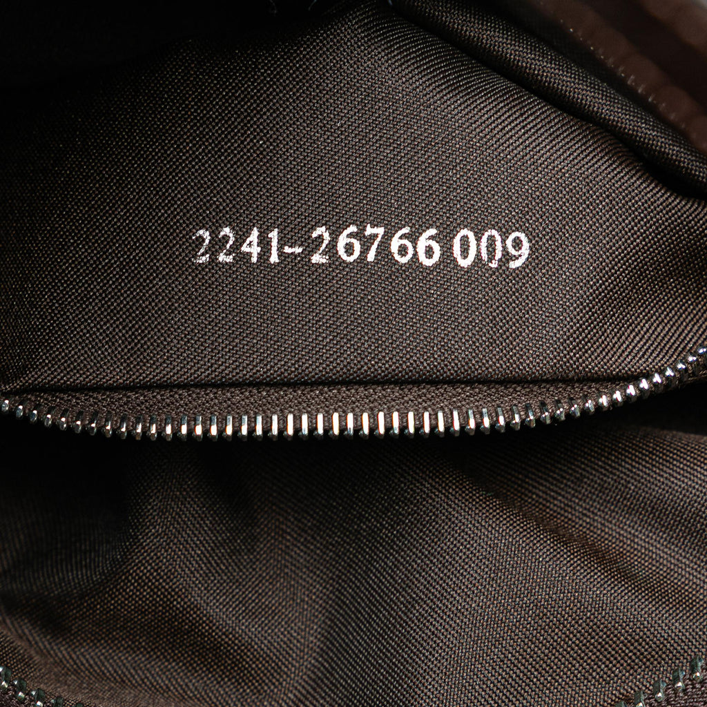 Fendi Zucca Canvas Shoulder Bag