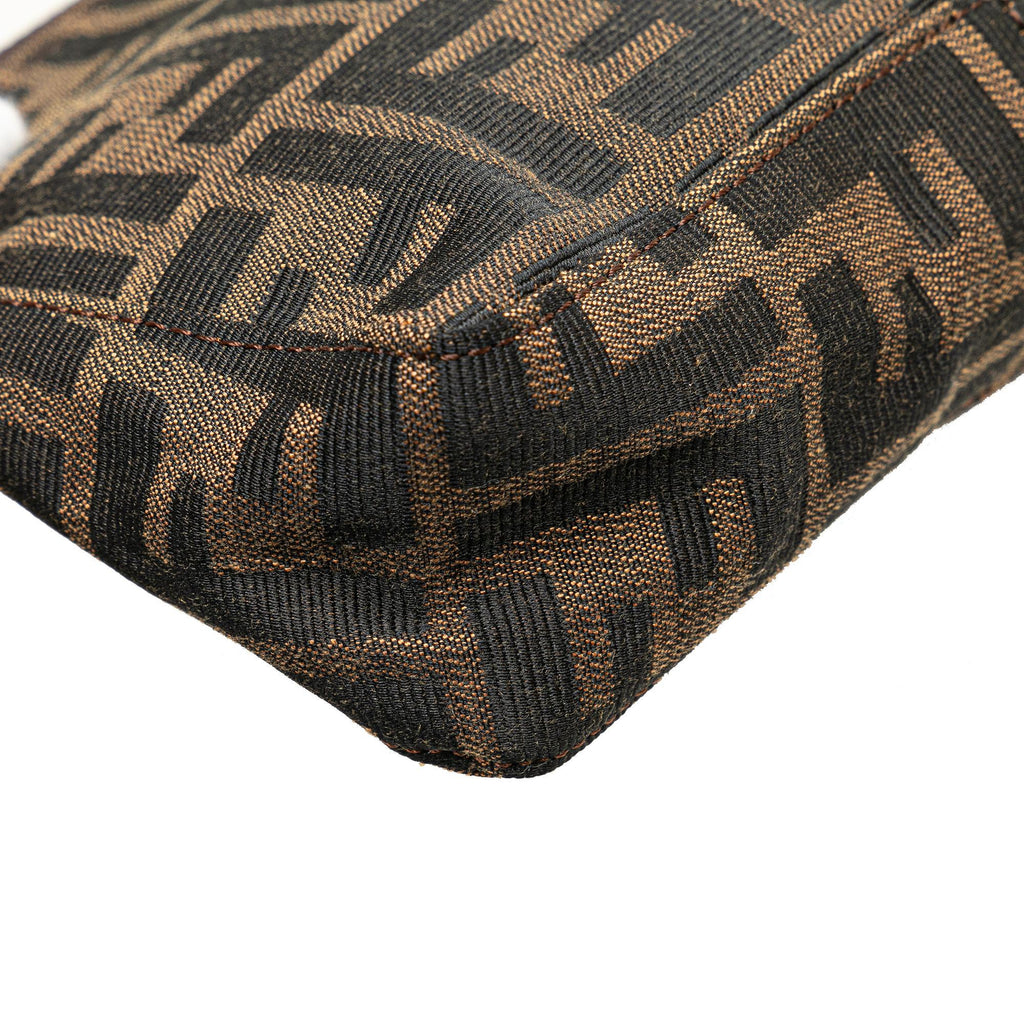 Fendi Zucca Canvas Shoulder Bag