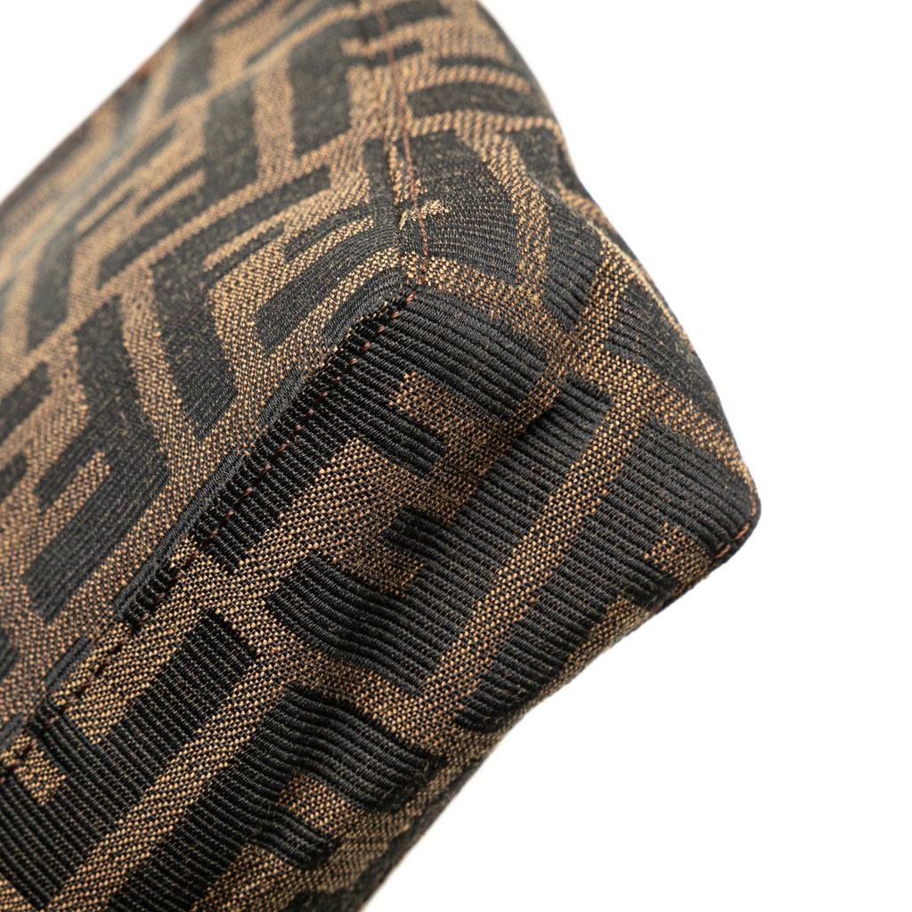 Fendi Zucca Canvas Shoulder Bag