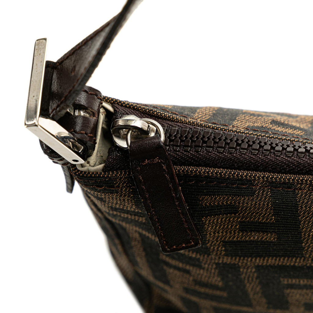 Fendi Zucca Canvas Shoulder Bag
