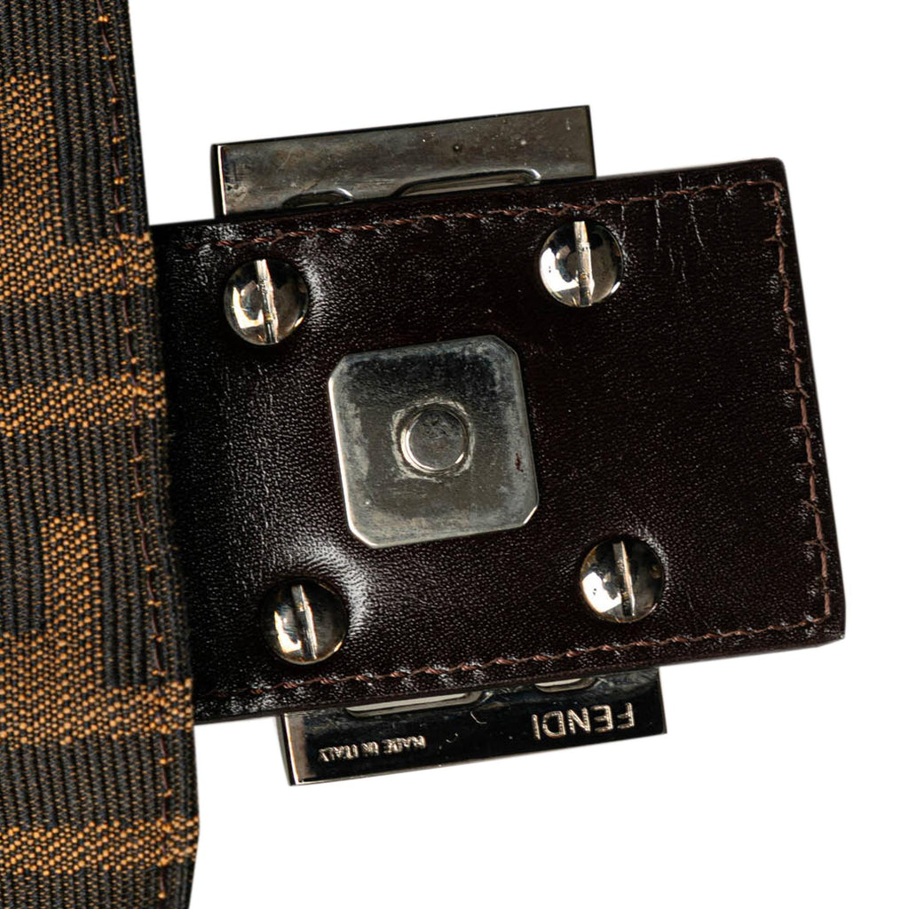 Fendi Zucca Canvas Shoulder Bag
