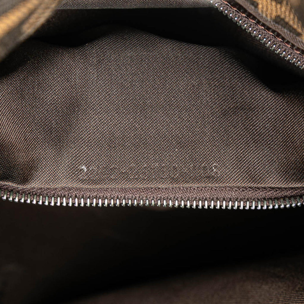 Fendi Zucca Canvas Shoulder Bag