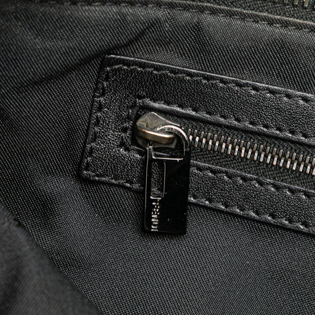 Fendi Zucca Canvas Shoulder Bag