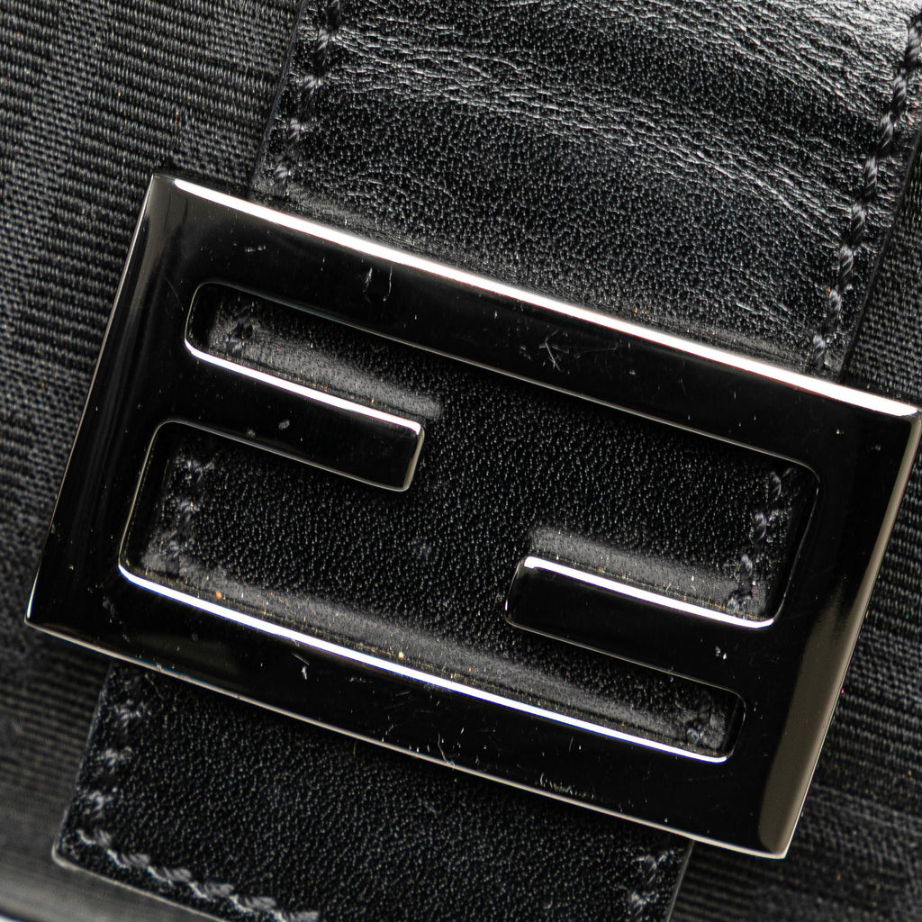 Fendi Zucca Canvas Shoulder Bag