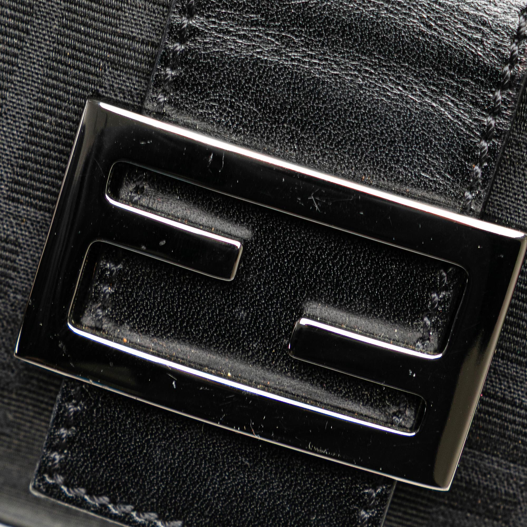 Fendi Zucca Canvas Shoulder Bag