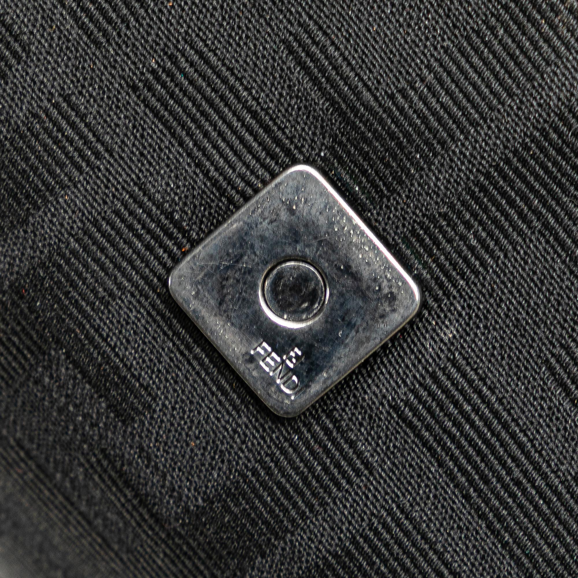 Fendi Zucca Canvas Shoulder Bag