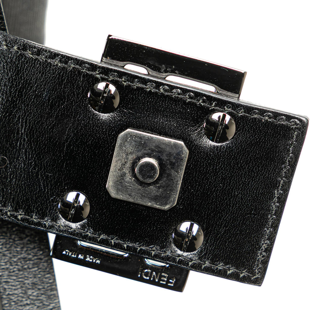 Fendi Zucca Canvas Shoulder Bag