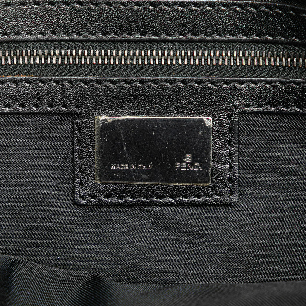 Fendi Zucca Canvas Shoulder Bag