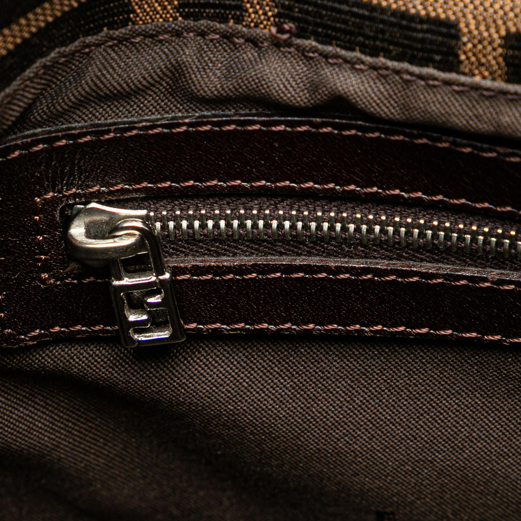 Fendi Zucca Canvas Shoulder Bag