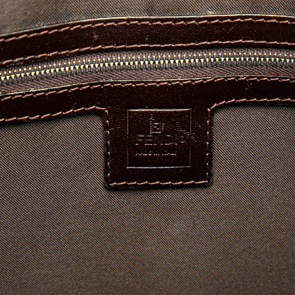 Fendi Zucca Canvas Shoulder Bag