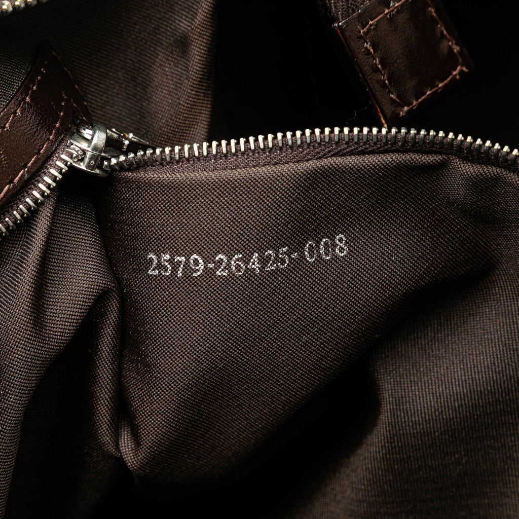 Fendi Zucca Canvas Shoulder Bag