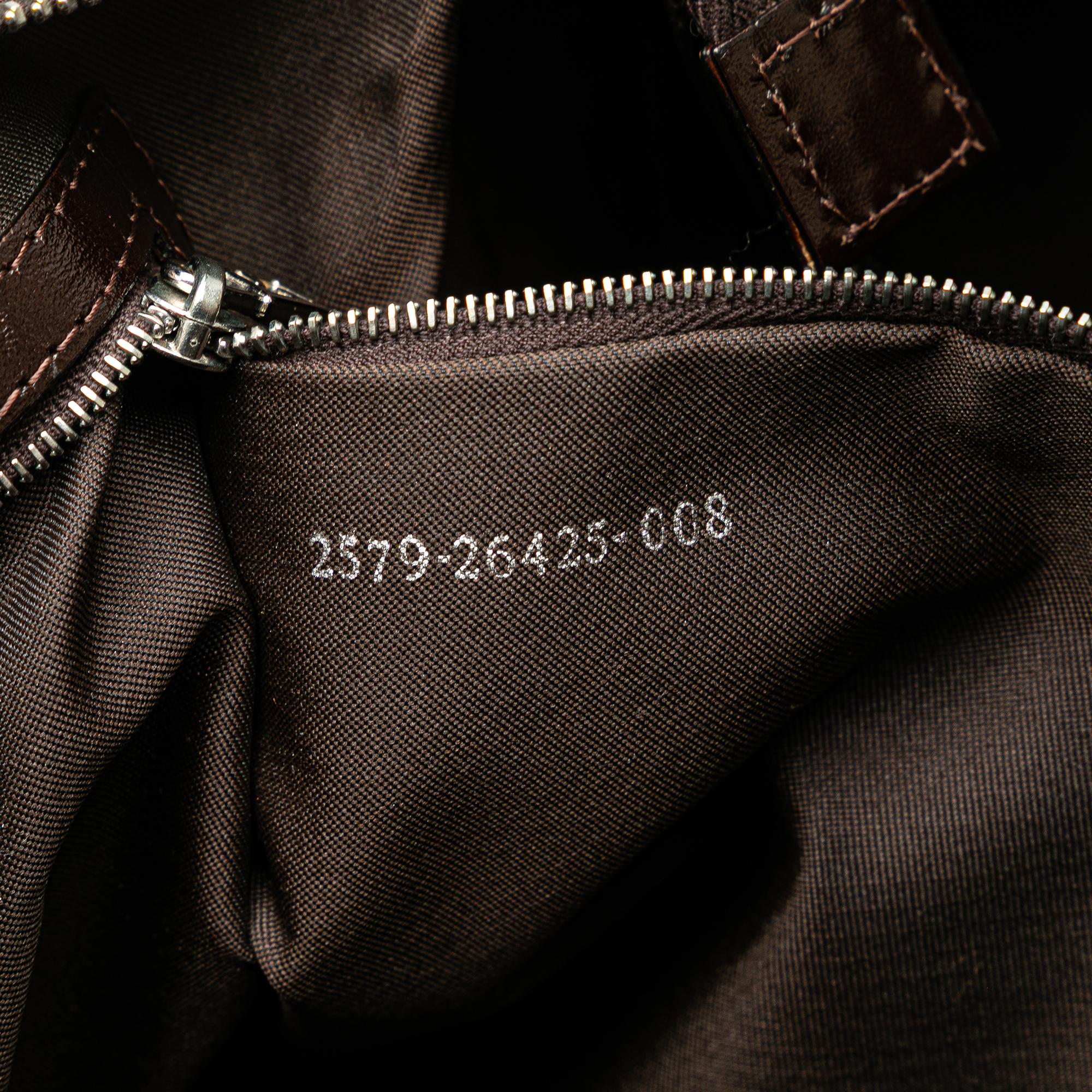Fendi Zucca Canvas Shoulder Bag