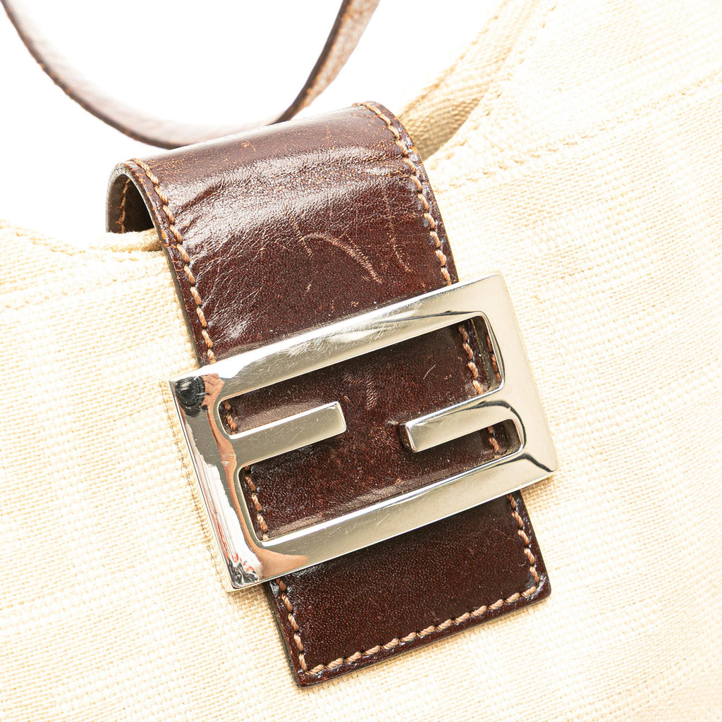 Fendi Zucca Canvas Shoulder Bag