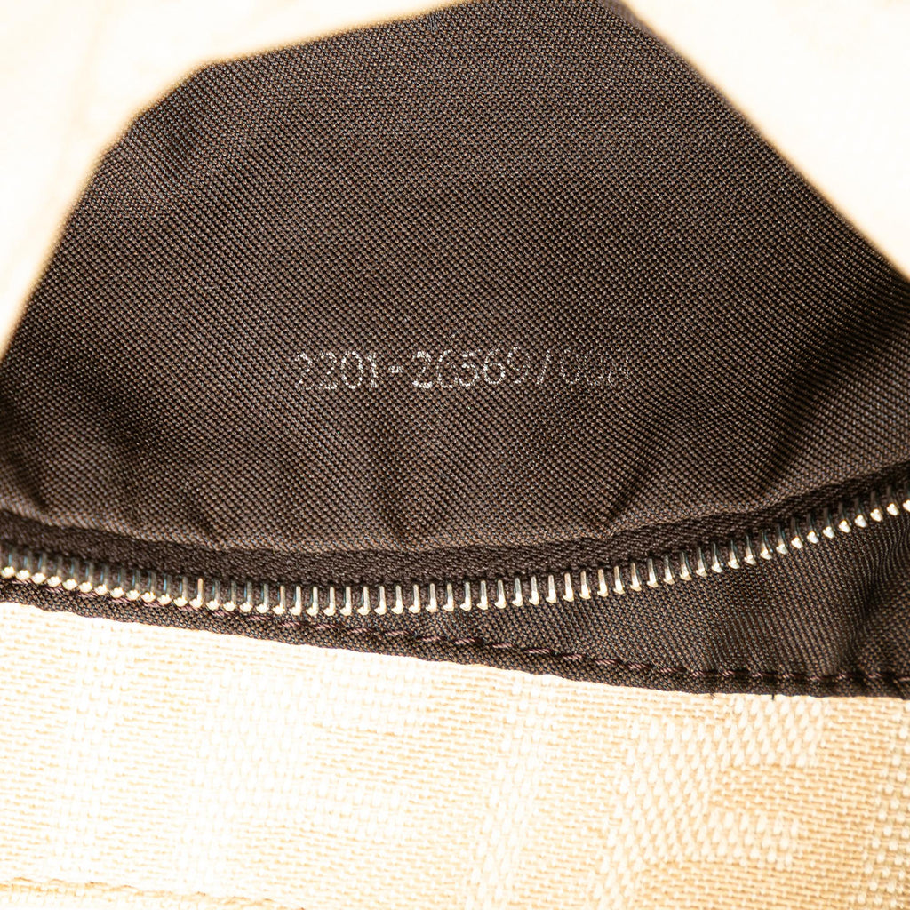 Fendi Zucca Canvas Shoulder Bag