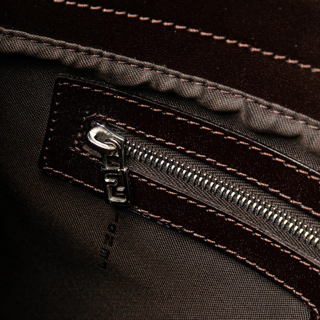 Fendi Zucca Canvas Shoulder Bag