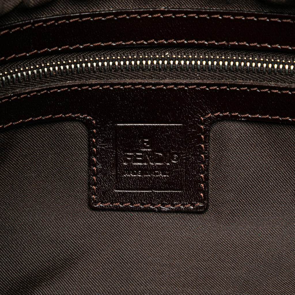 Fendi Zucca Canvas Shoulder Bag