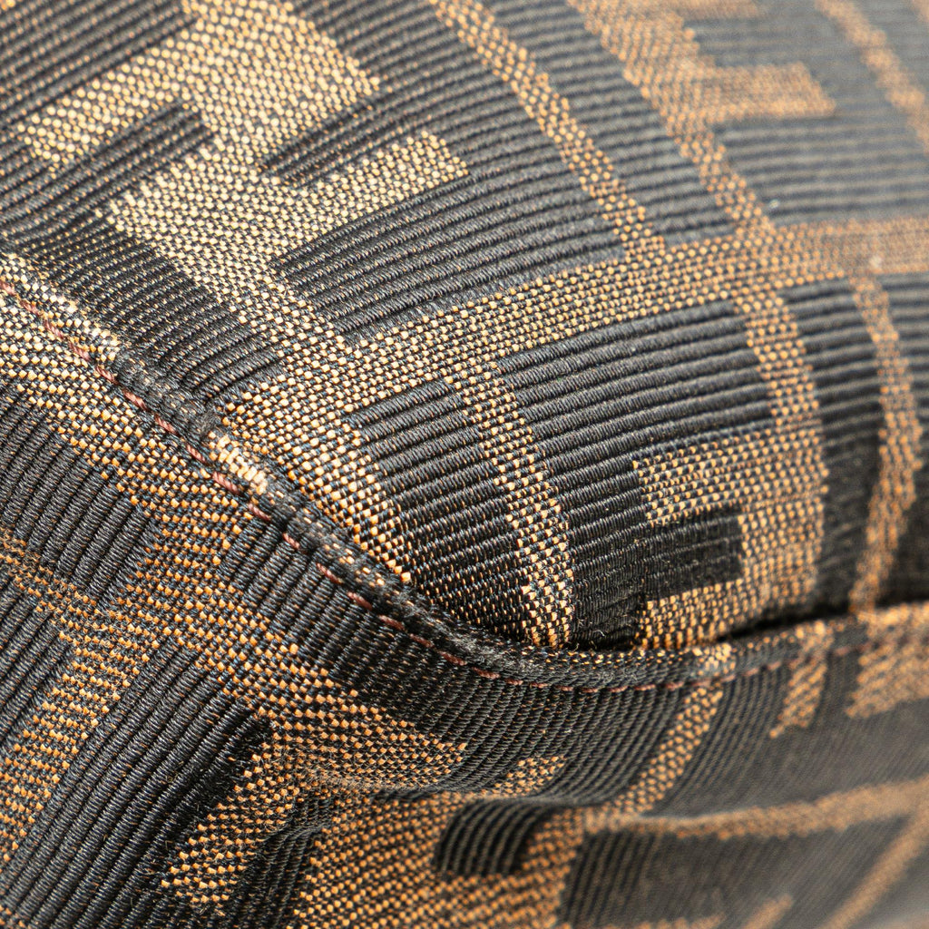 Fendi Zucca Canvas Shoulder Bag