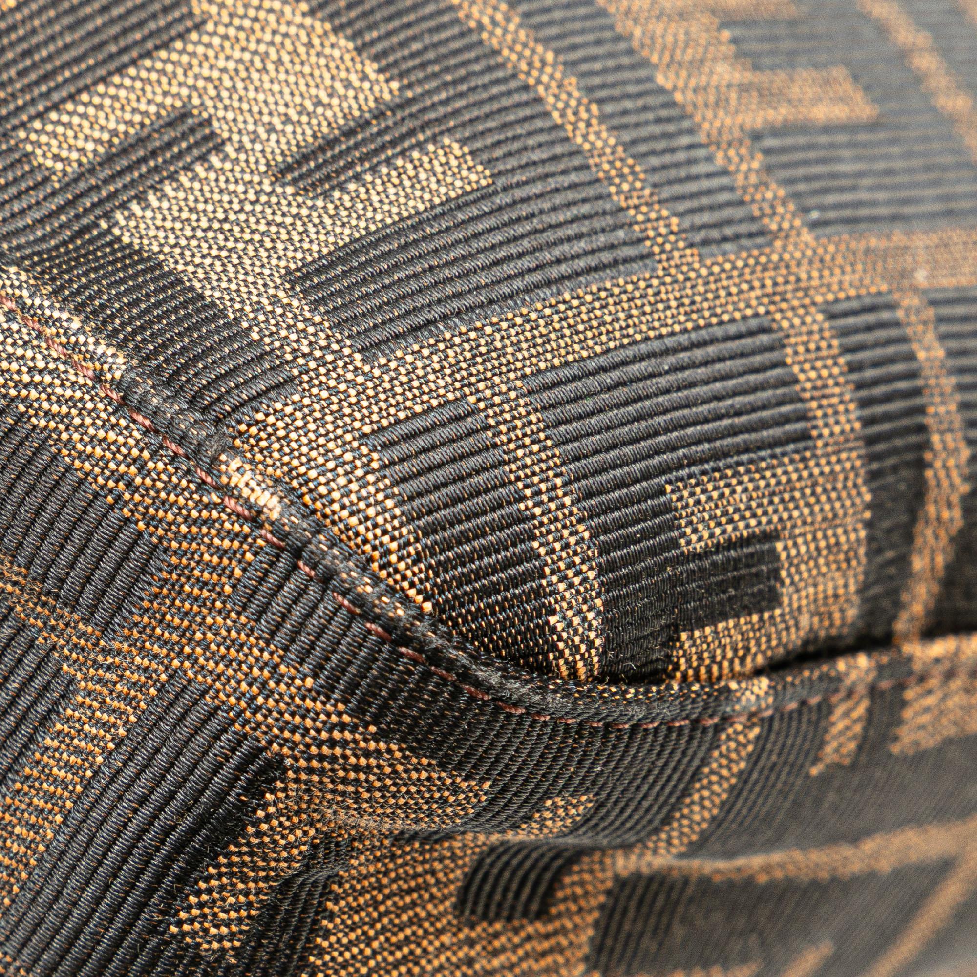 Fendi Zucca Canvas Shoulder Bag