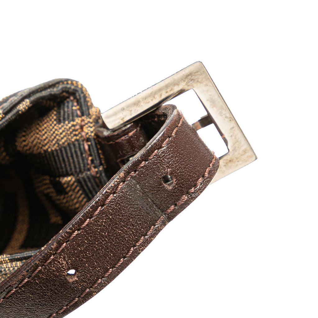 Fendi Zucca Canvas Shoulder Bag