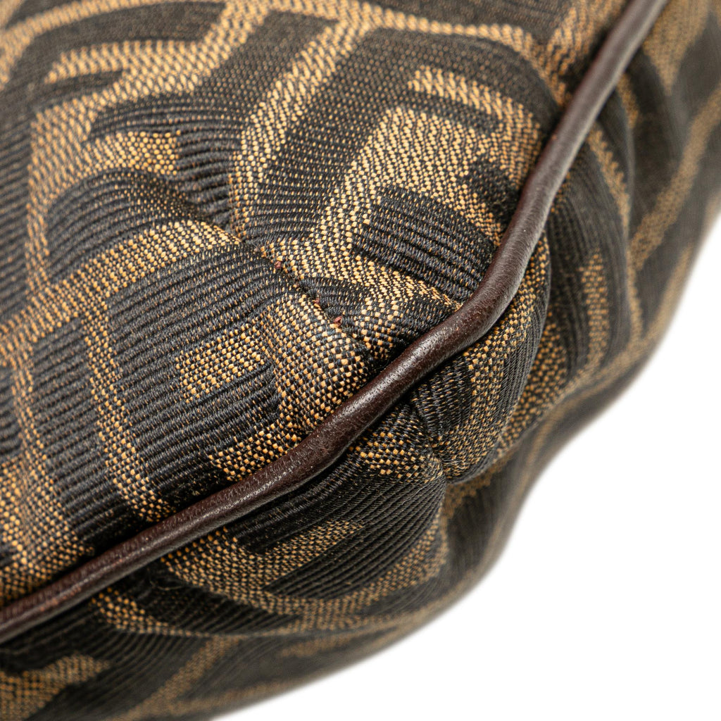 Fendi Zucca Canvas Shoulder Bag