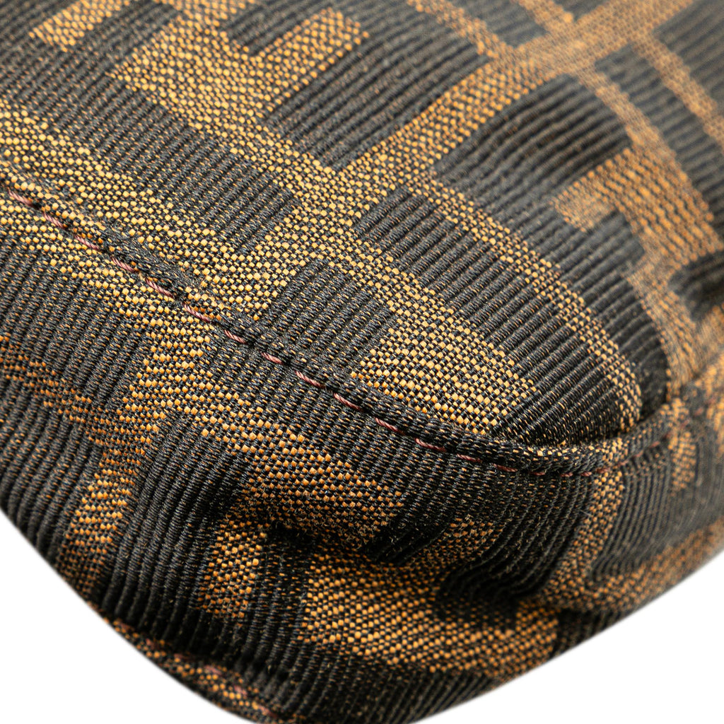 Fendi Zucca Canvas Shoulder Bag