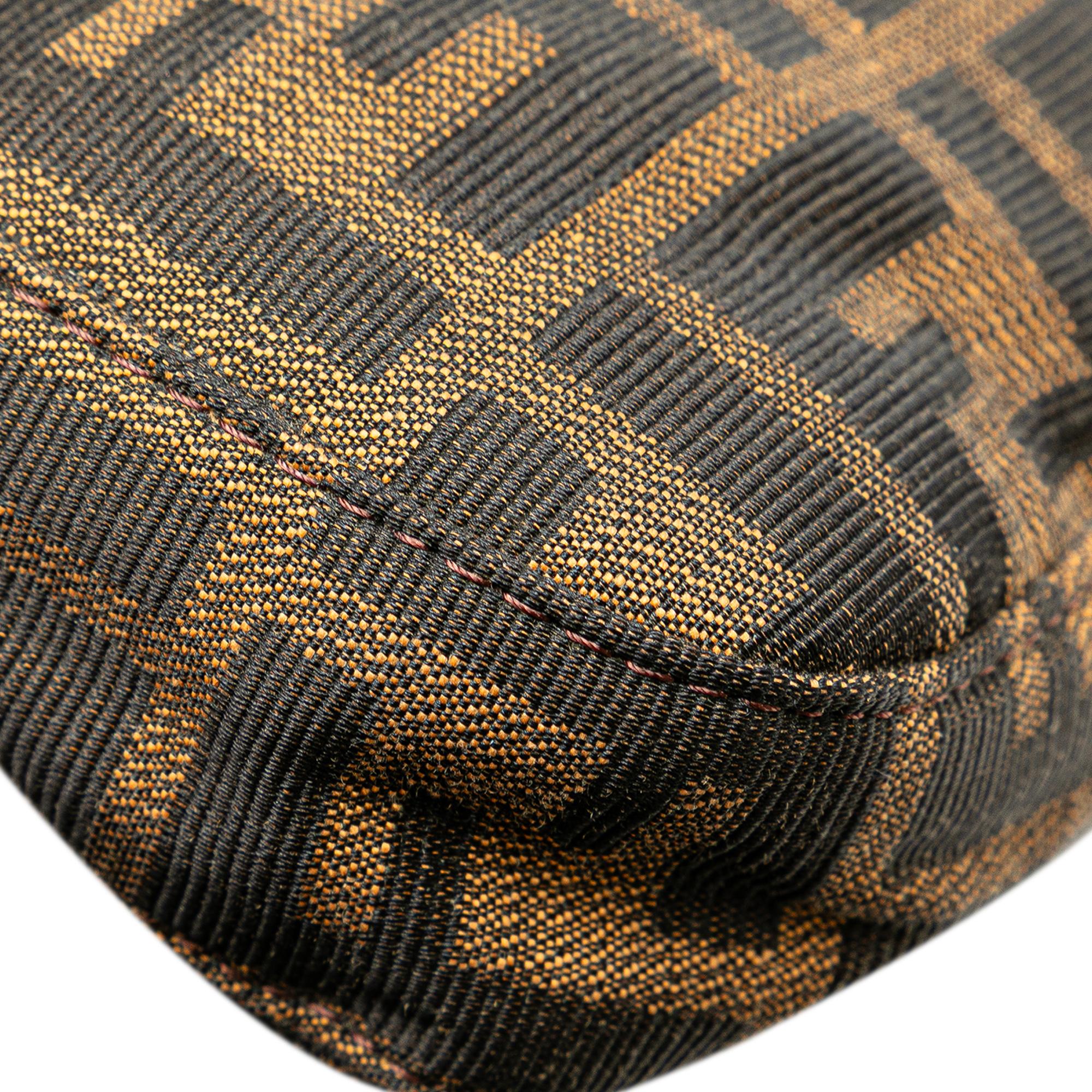 Fendi Zucca Canvas Shoulder Bag