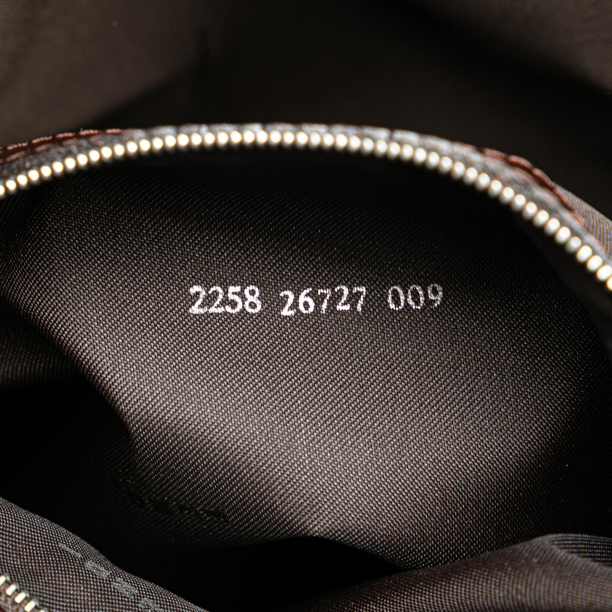 Fendi Zucca Canvas Shoulder Bag