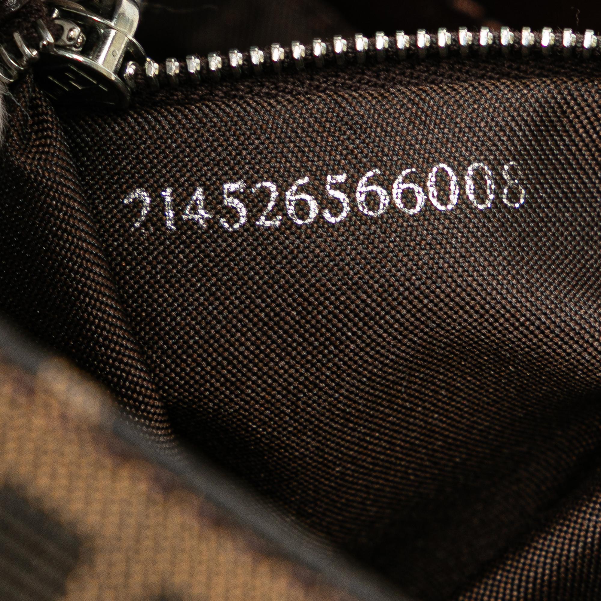 Fendi Zucca Canvas Shoulder Bag