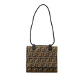 Fendi Zucca Canvas Shoulder Bag