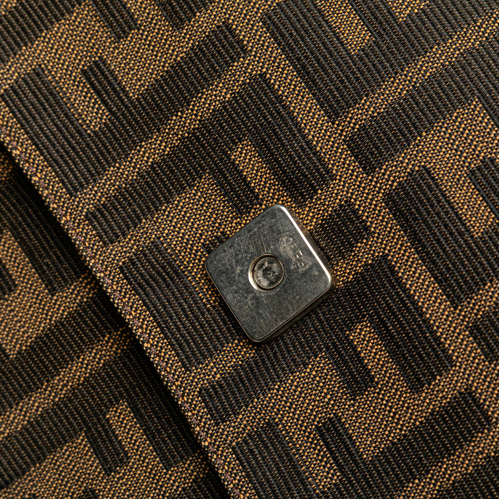 Fendi Zucca Canvas Shoulder Bag