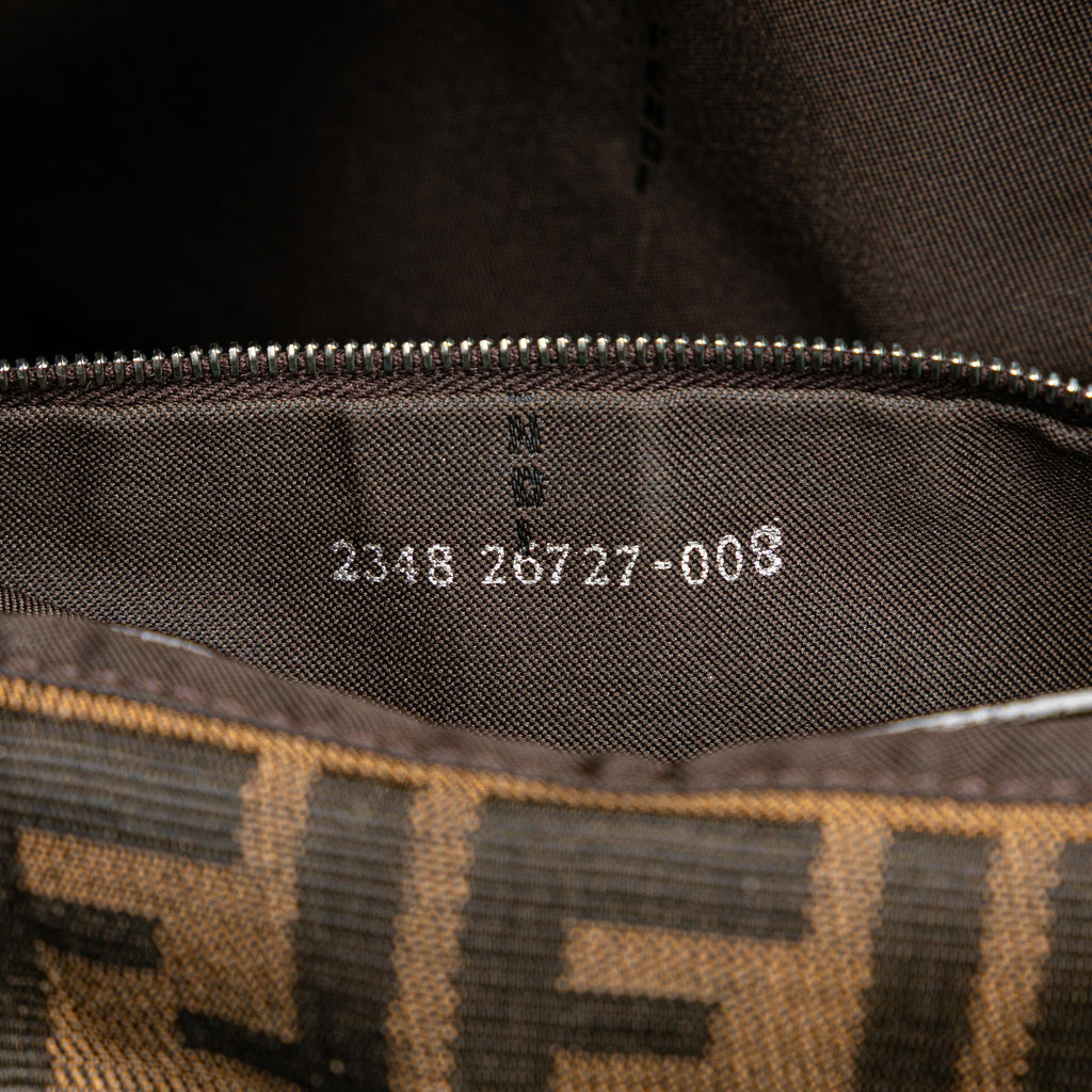Fendi Zucca Canvas Shoulder Bag