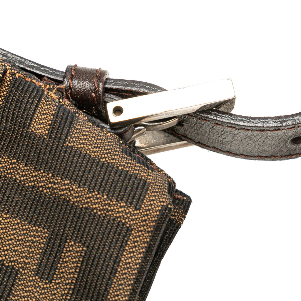 Fendi Zucca Canvas Shoulder Bag
