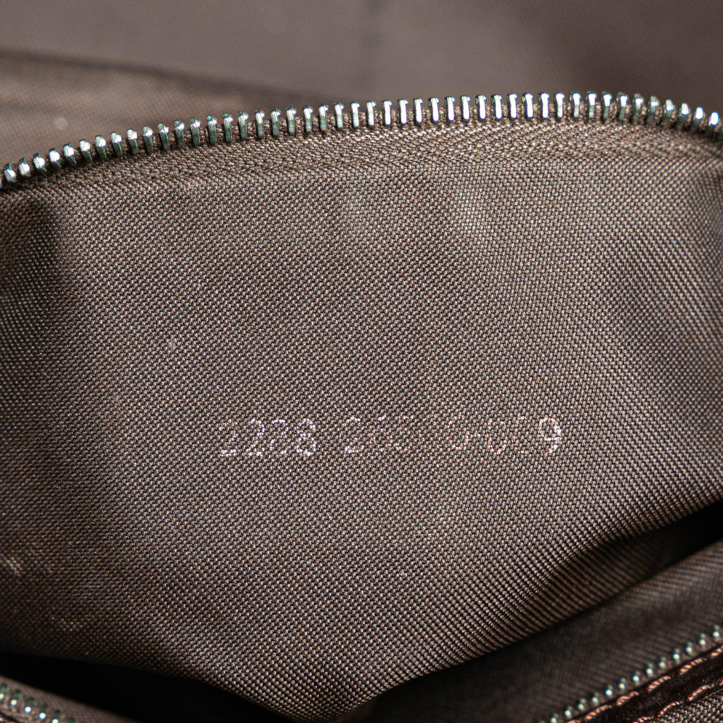 Fendi Zucca Canvas Shoulder Bag
