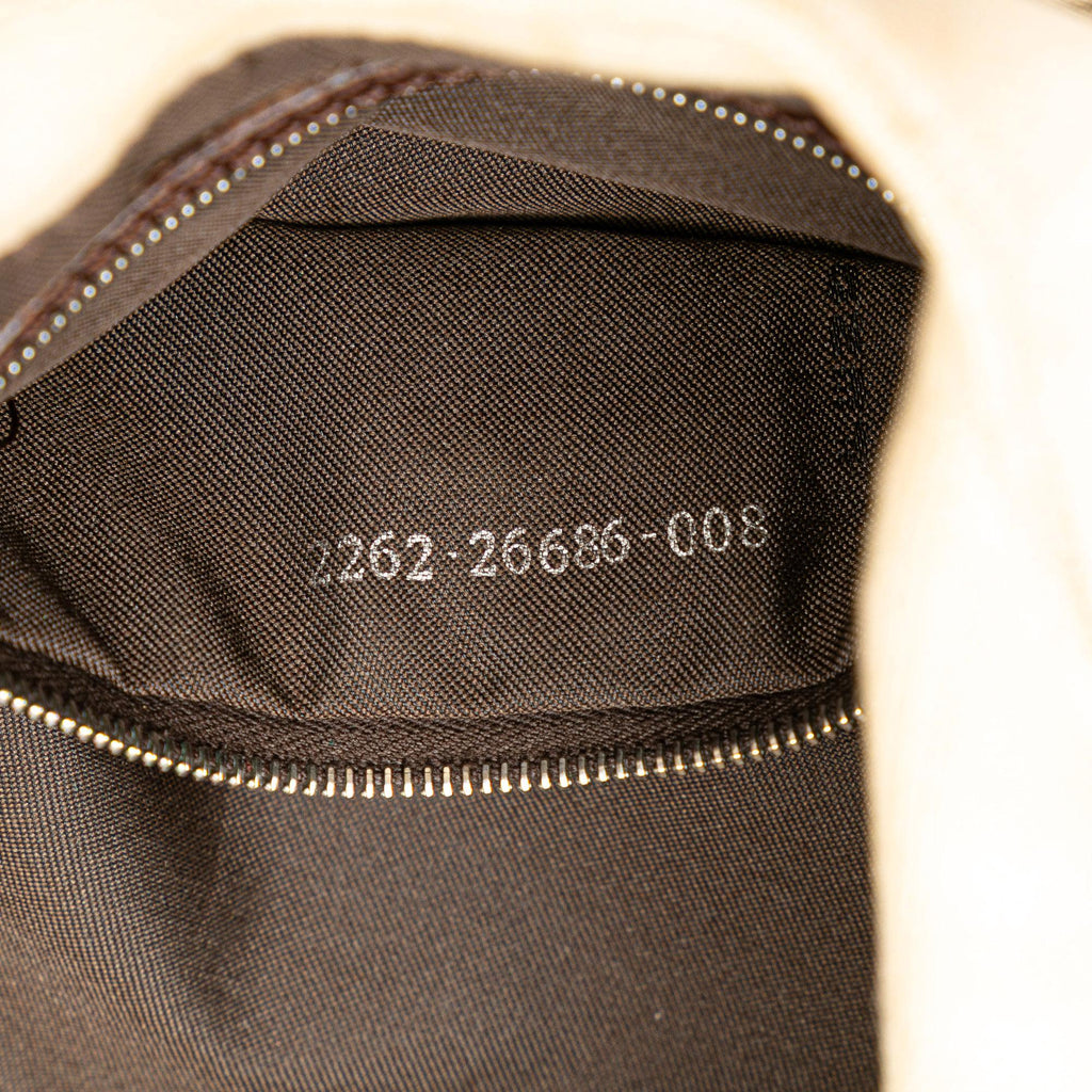 Fendi Zucca Canvas Shoulder Bag