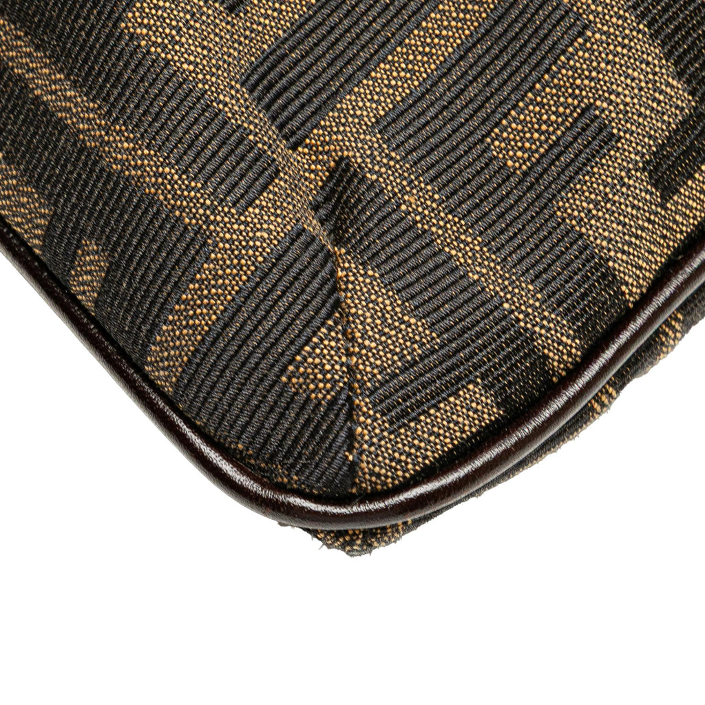 Fendi Zucca Canvas Shoulder Bag