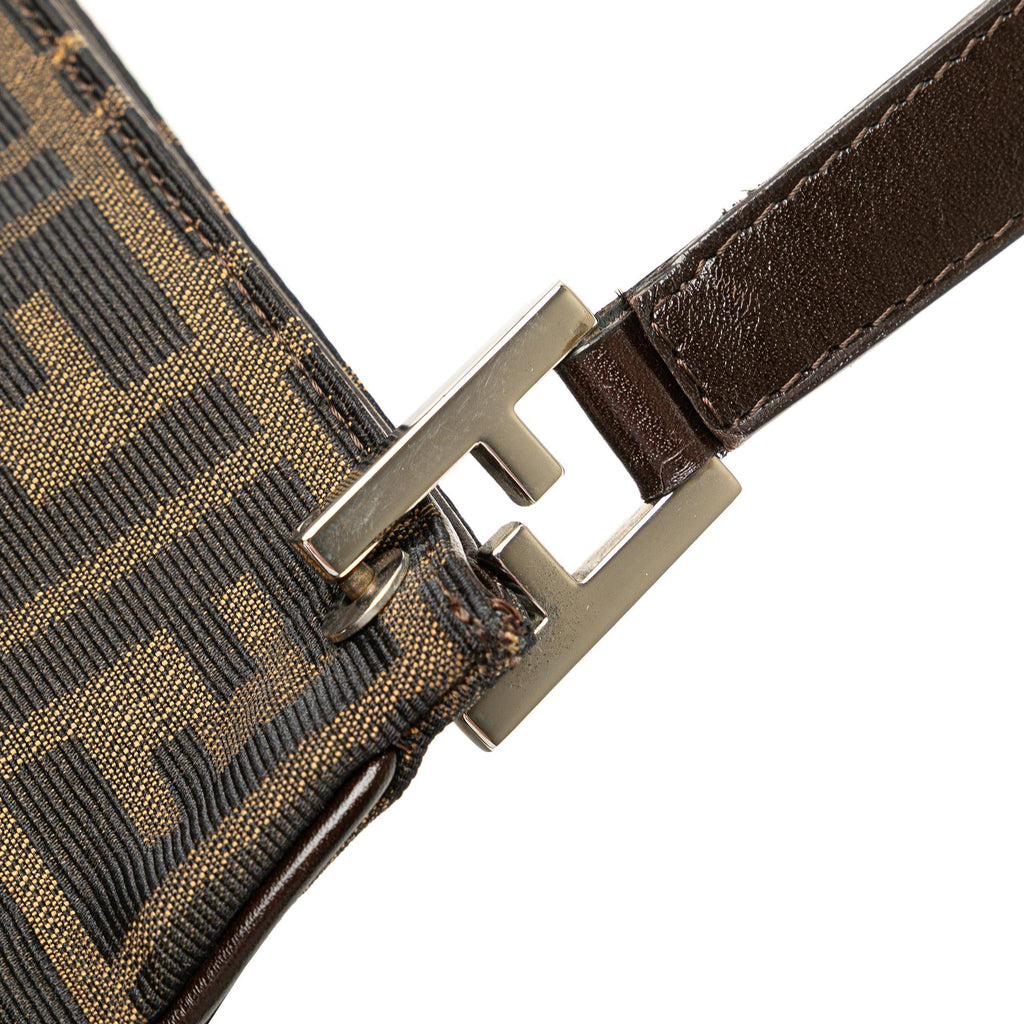 Fendi Zucca Canvas Shoulder Bag