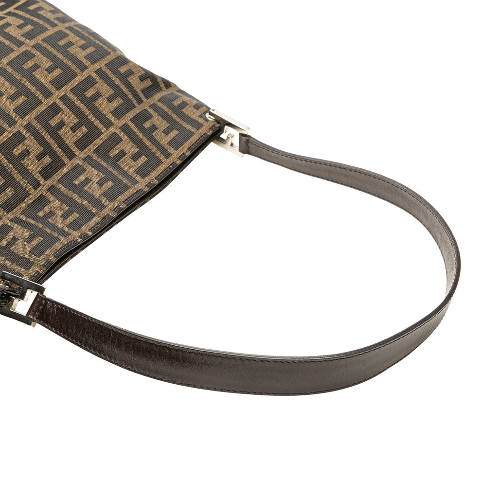 Fendi Zucca Canvas Shoulder Bag