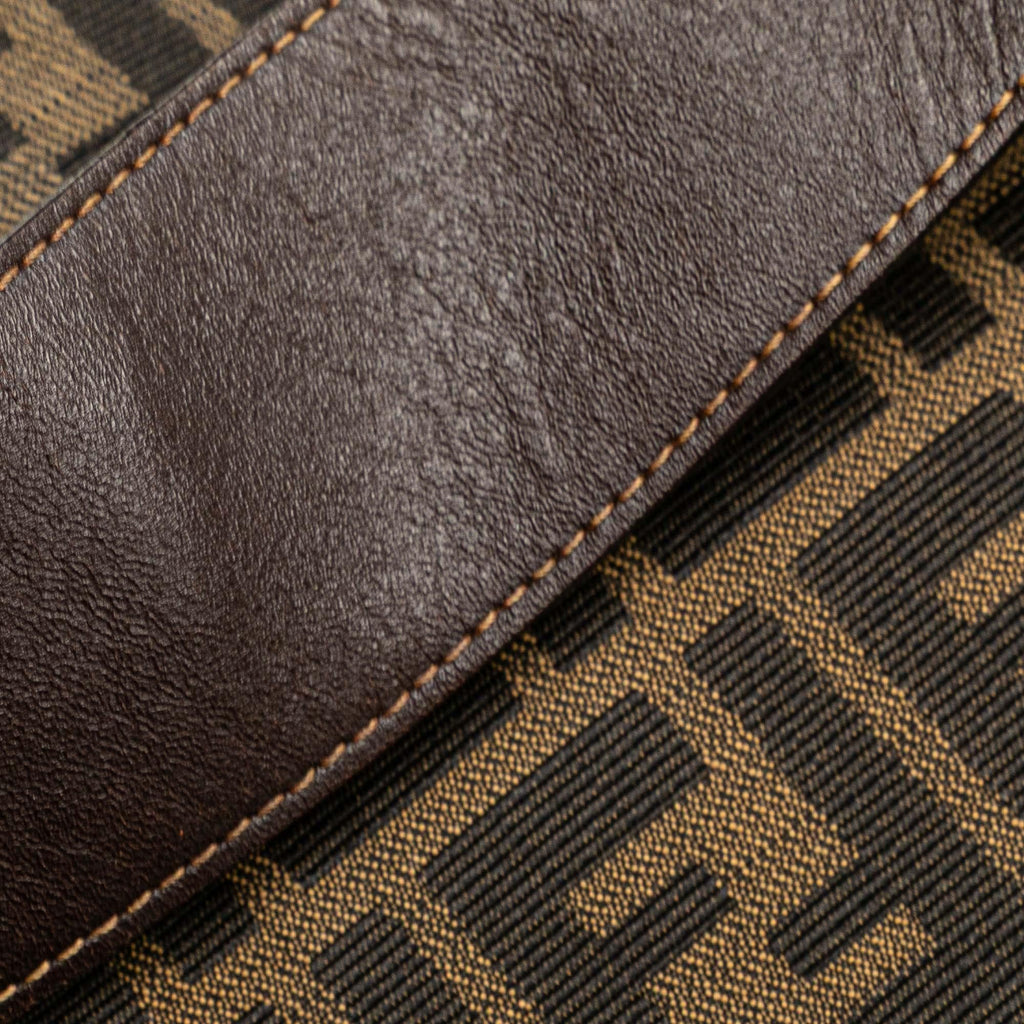 Fendi Zucca Canvas Shoulder Bag