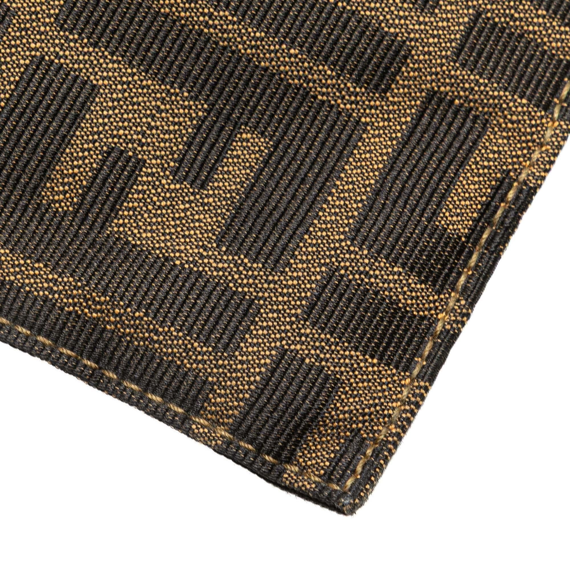Fendi Zucca Canvas Shoulder Bag