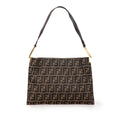 Fendi Zucca Canvas Shoulder Bag