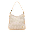 Fendi Zucca Canvas Shoulder Bag