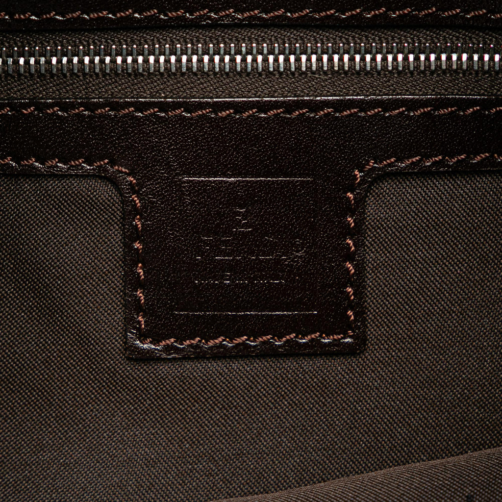 Fendi Zucca Canvas Shoulder Bag