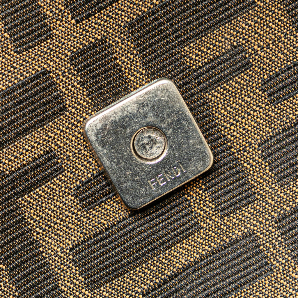 Fendi Zucca Canvas Shoulder Bag