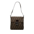 Fendi Zucca Canvas Shoulder Bag