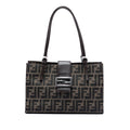 Fendi Zucca Canvas Shoulder Bag
