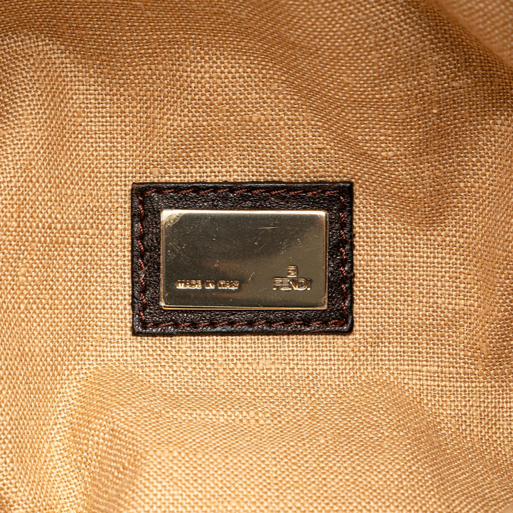 Fendi Zucca Canvas Spy Handbag