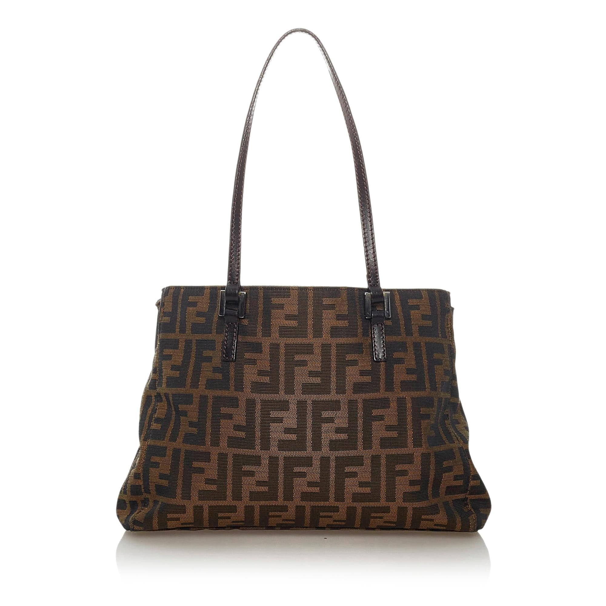 Fendi Zucca Canvas Tote Bag (SHG-28812)
